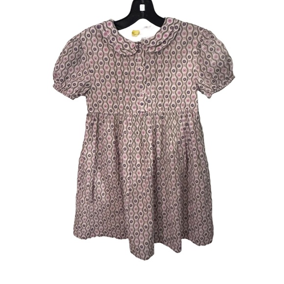 Mini Boden Floral Tea Dress Girls Size6-7 Years Old, Multicolor Collar Buttons - Picture 1 of 13